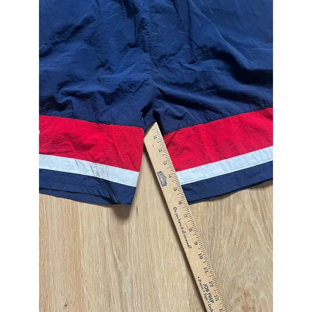 Vintage 90s ADIDAS Men's Red White Blue Mens Soccer Shorts L Retro Athleisure